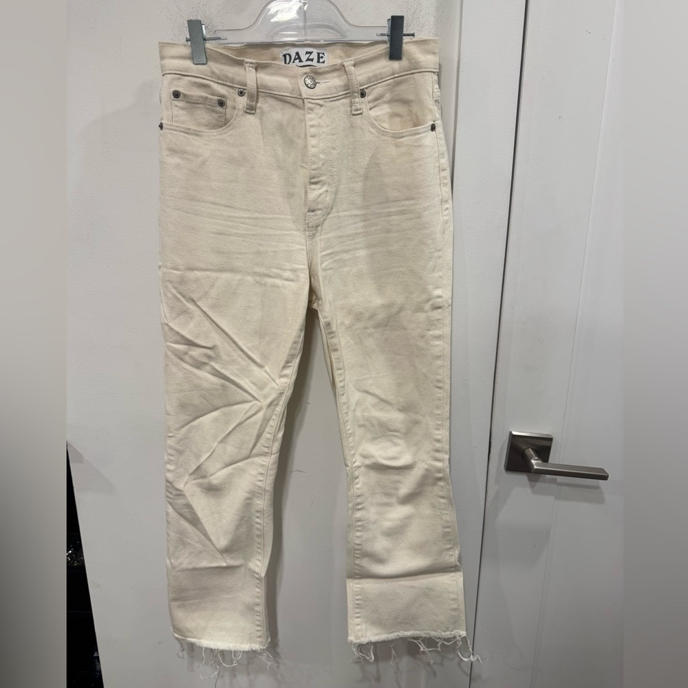 Daze Women's Cream Jeans